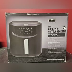Black Air Fryer with Touchscreen